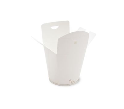 Byo - Box take away rotondo antimacchia in carta 9,5 x 9,5 cm