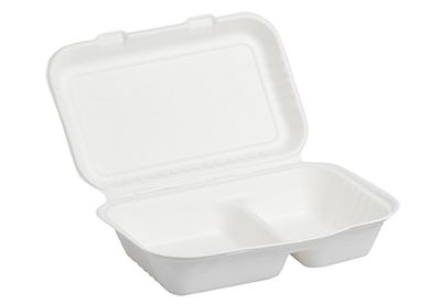 Byo - Box take away a 2 scomparti in polpa 25 x 16,5 cm
