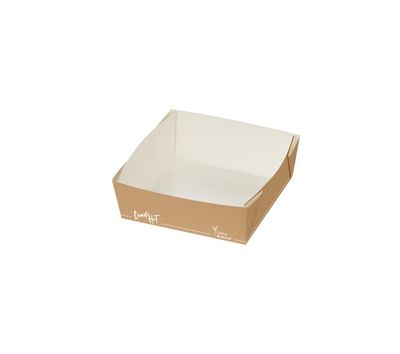 Byo - Vaschetta in carta 13,5 x 13,5 cm Quadr-Hot