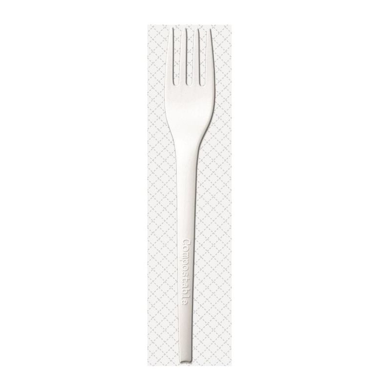 Byo - Forchetta in cpla con busta compostabile 16,5 cm Style