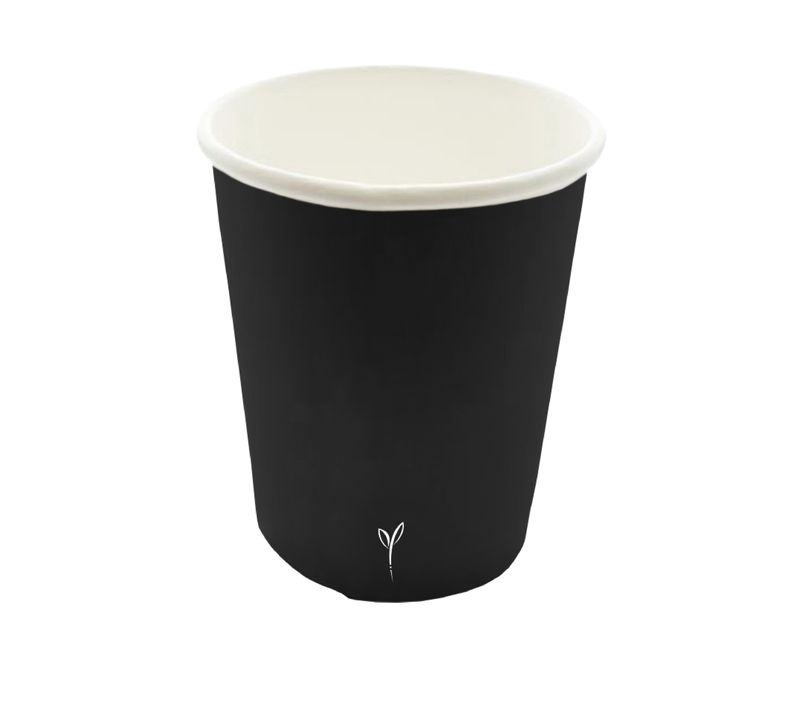 Byo - Bicchiere in carta nero 250 ml