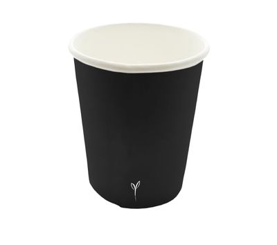Byo - Bicchiere in carta nero 250 ml