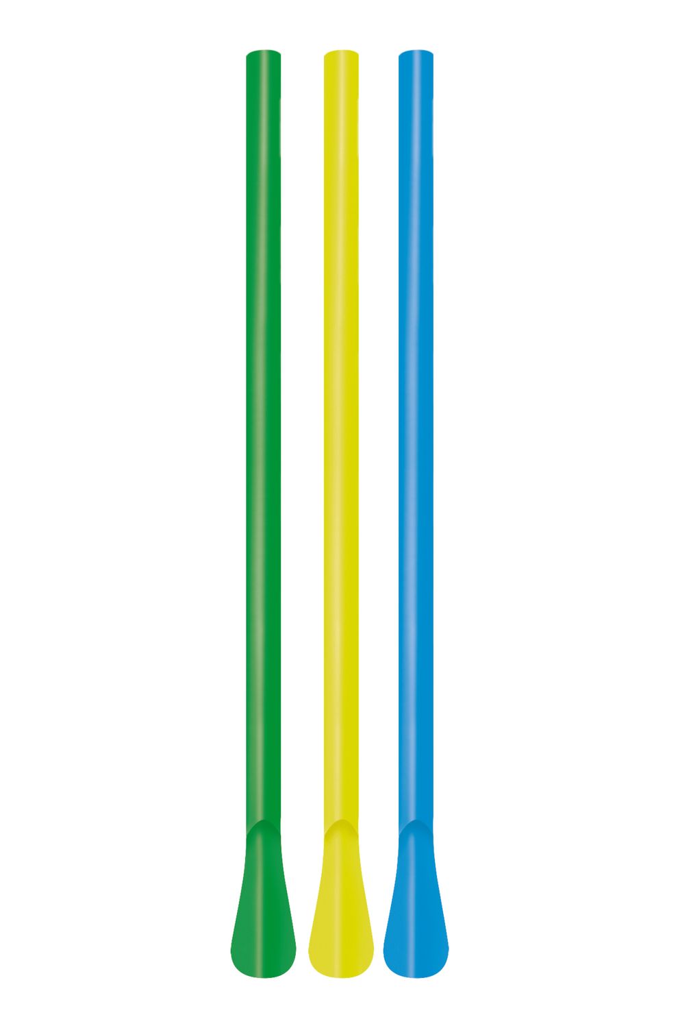 Byo - Cannucce per frappè colorate in pla 21 cm