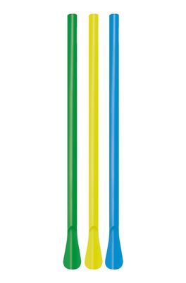 Byo - Cannucce per frappè colorate in pla 21 cm