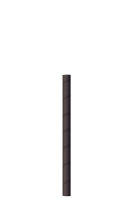 Byo - Cannuccia nera in carta 15 cm