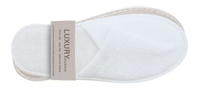Byo - Ciabatte bianche con punta chiusa 29 cm Luxury Ecopack