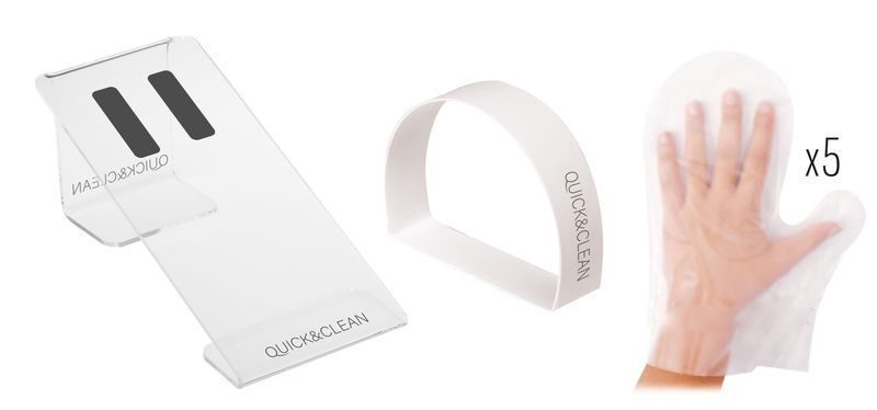 Byo - 1 base magnetica in plexiglass da banco e bracciale + 5 manopole