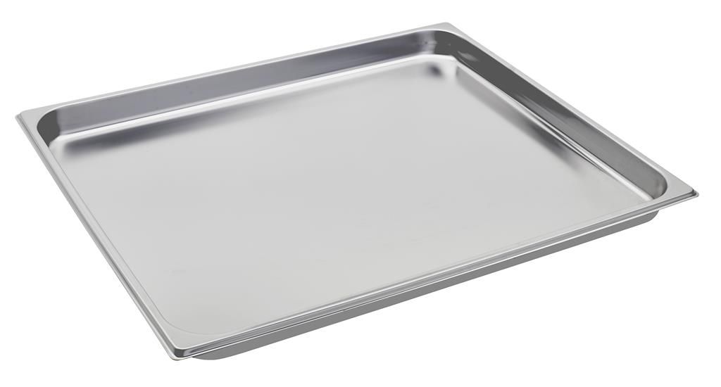 Teglia 2/1 65 x 53 cm h 4 cm Gastronorm Inox - Inoxmacel