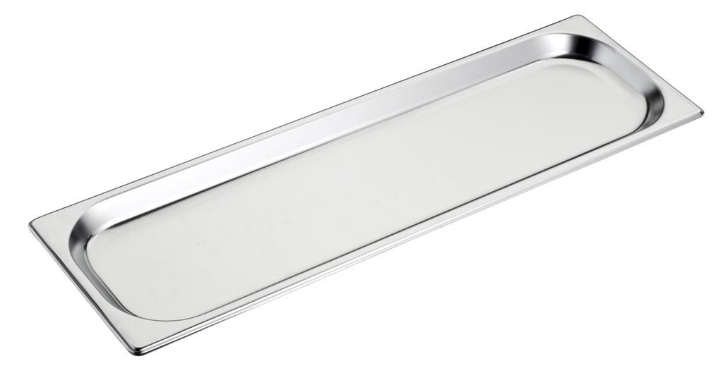Teglia 2/4 53 x 16,2 cm h 2 cm Gastronorm Inox - Inoxmacel