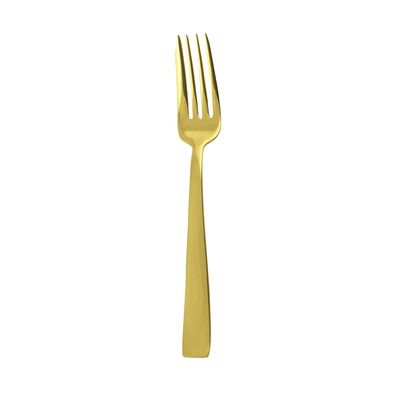 Arthur Krupp - Dessertgabel 14,4 cm Baguette PVD Gold
