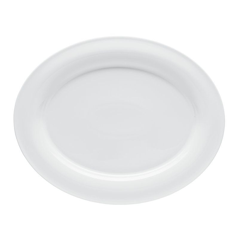 Arthur Krupp - Oval flat plate 32 x 25,5 cm Uovo