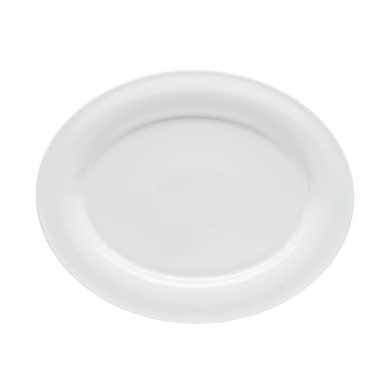 Arthur Krupp - Oval flat plate 26 x 20,5 cm Uovo