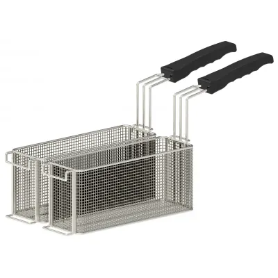 Casselin - Set di due cestelli per friggitrice 10 l