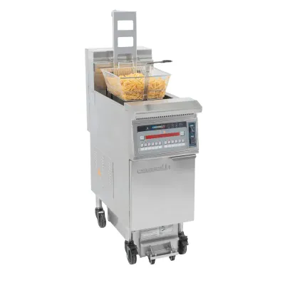 Casselin - Friggitrice elettrica con sollevamento automatico e sistema di filtraggio olio 22 l 17kW