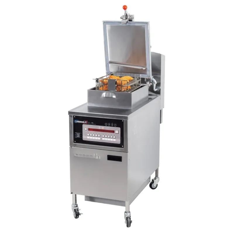 Casselin - Electric pressure fryer with oil filtration system, 25 l, 14 kW