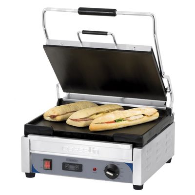 Casselin - Piastra panini Premium grande liscia-liscia con timer