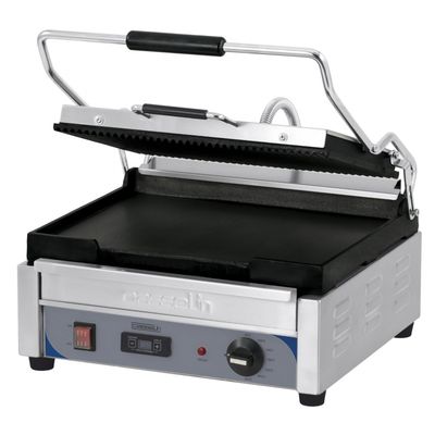 Casselin - Premium-Sandwichtoaster, groß, geriffelt-glatt, mit Timer