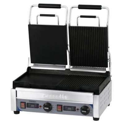 Casselin - Piastra panini Premium doppia mista con timer