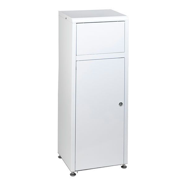 Mini MEC Medial cabinet white painted stainless steel 50 L with tilting door horeca
