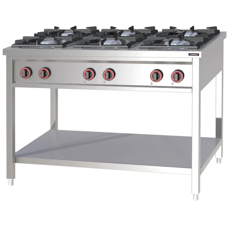 Casselin - 6-burner gas stove