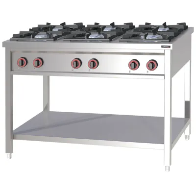 Casselin - Fornello a gas 6 fuochi