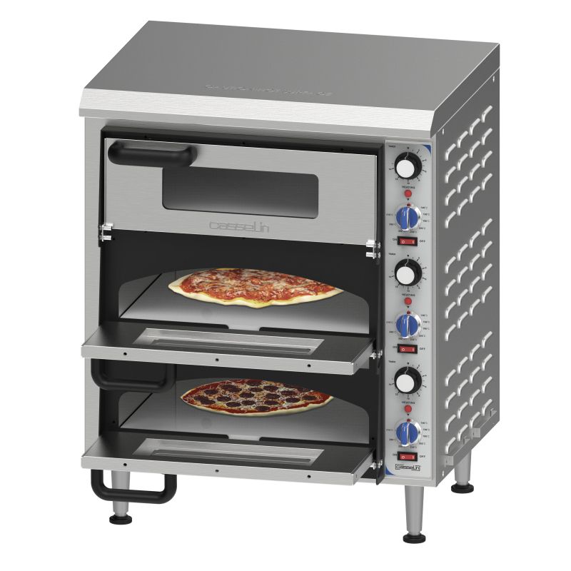Casselin - 3 x 35 cm electric pizza oven