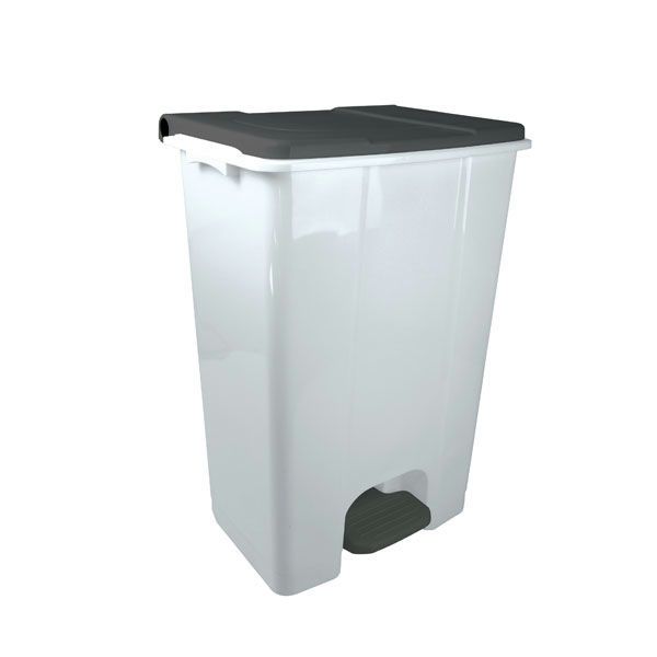 Conti Medial 80 l portarifiuti polipropilene pedale coperchio grigio horeca
