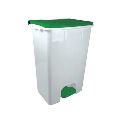 Conti Medial 80 l portarifiuti polipropilene pedale coperchio verde uso horeca

