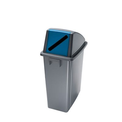Office 60 Papierkorb blau mit Frontöffnung für professionelle Horeca-Nutzung

