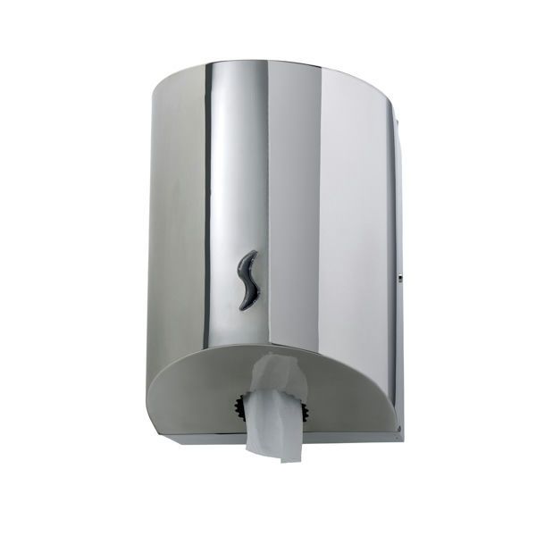 Brinox distributore carta inox centrale AISI 304 uso professionale horeca
