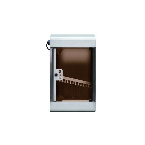 Stery Edelstahlsterilisator AISI 441 10 Messer UVC 15W Lampe Timer getöntes Plexiglas IP20 Horeca
