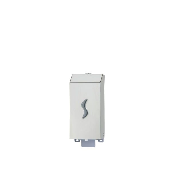 Dispenser Brinox 0,5L satinato con erogazione manuale e serratura metallica per uso horeca professionale

