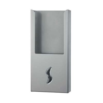 Brinox Edelstahlspender für Papier-Hygienebeutel 14x28 cm mit Wandmontage für HORECA

