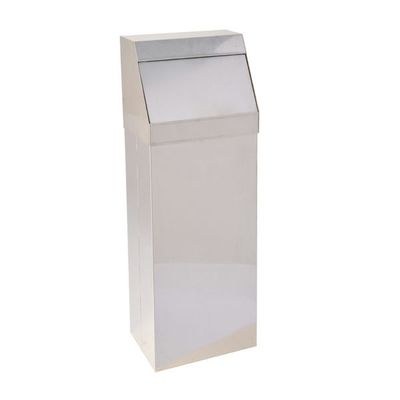 Gettacarte Storico Medial inox brillante push sportello auto ritorno con possibilità fissaggio a muro uso professionale