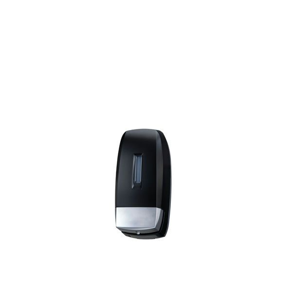 Noir Medial liquid soap dispenser ABS 0.5 l push drip-stop system installation kit professional

