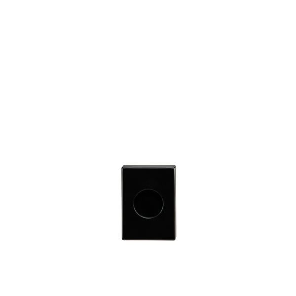 Noir Medial hygienic bag dispenser black ABS for HDPE plastic bags wall or countertop mount

