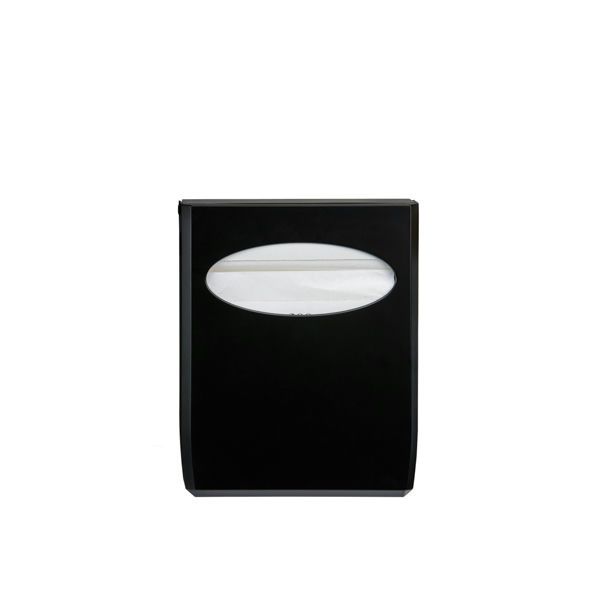 Noir Medial toilet seat paper dispenser black ABS professional use installation kit included

