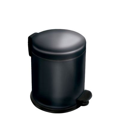 Pattumiera Medial pedale acciaio verniciato nero maniglia plastica HACCP uso professionale horeca

