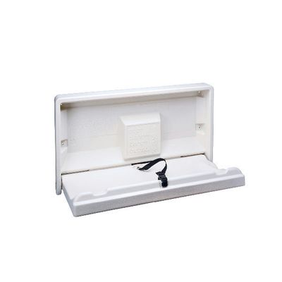 Ninna Medial horizontal baby changing station white HDPE CE and TUV certified

