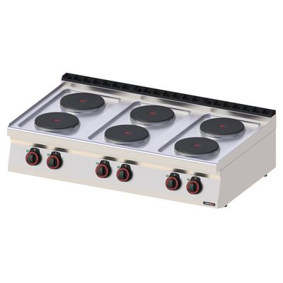 Casselin - Fornello elettrico top 6 fuochi 120