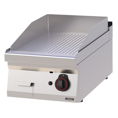 Casselin - Fry top a gas in ghisa rigato 40