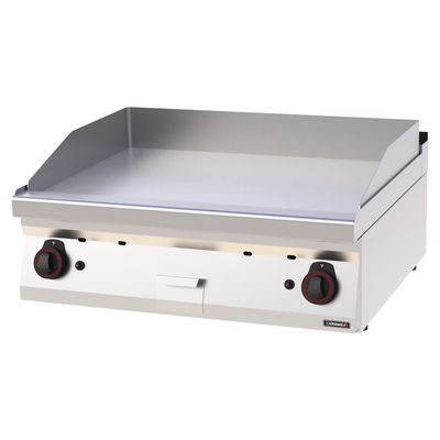Casselin - Fry top a gas in ghisa liscio 80