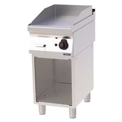 Casselin - Smooth cast iron gas fry top on cabinet 40
