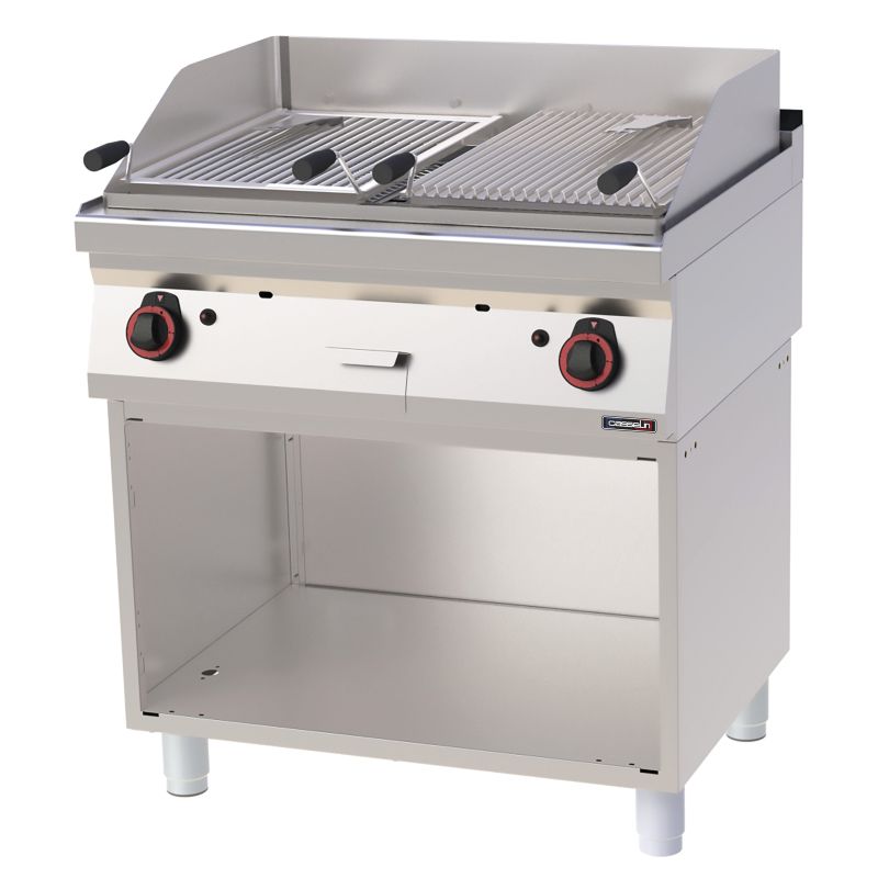 Casselin - Double lava stone grill on compartment 40