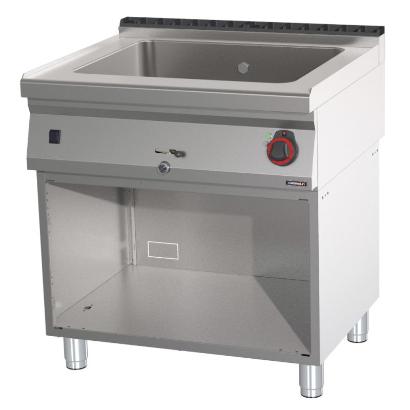 Casselin - Bain-marie GN 2/1 200 mm with drain valve on compartment 80