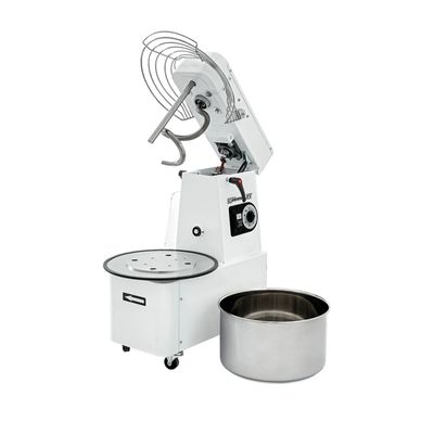 Casselin - Impastatrice a spirale con testa sollevabile e vasca estraibile 2 velocità 25 kg