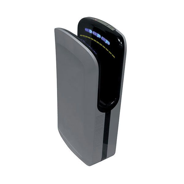 X-Dry Pro brushless electric hand dryer grey metallic with dual EPA filter and heating