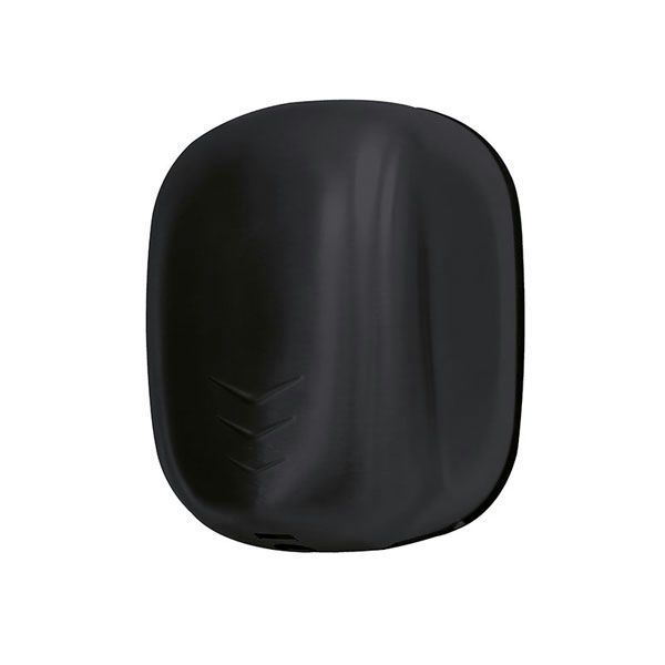 Zefiro Pro UV smart hand dryer black metal with UV sterilization and EPA filter for professional horeca use

