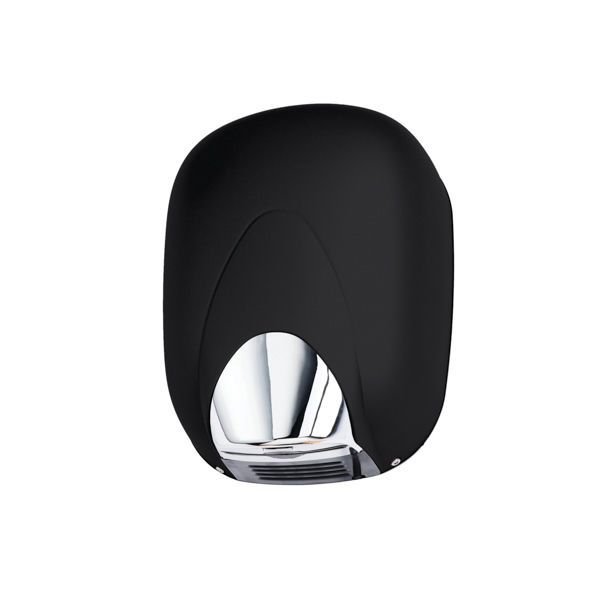Zefiro air blade hand dryer black aluminum vandal-proof cover professional horeca use

