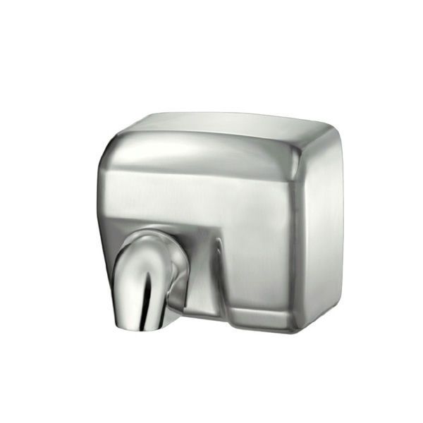 Hamet Medial automatic hand dryer satin 2400W, sensor, 360° nozzle, stainless steel cover, IPX1 protection